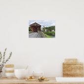 Overdekte Brug, Downsville, New York Poster (Keuken)