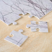 Overdekte brug in de winter legpuzzel (Zijkant)