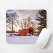 Overdekte brug in Frederick County Maryland Muismat (Met muis)