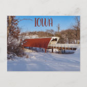Overdekte brug in Madison County Iowa Briefkaart (Voorkant)