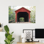 OVERDEKTE BRUG JEFFERSON Co Mo Poster (Thuiskantoor)