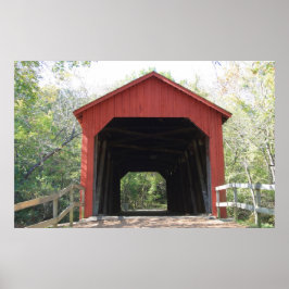 OVERDEKTE BRUG JEFFERSON Co Mo Poster