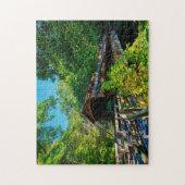 Overdekte Brug Ohio. Legpuzzel (Verticaal)