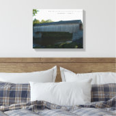 Overdekte Brug op Canvas Afdruk (Insitu (Slaapkamer))