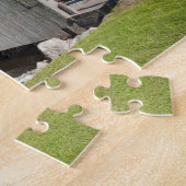 Overdekte brug over de Ierse rivier, St. Martins,  Legpuzzel (Zijkant)