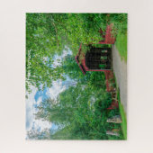 Overdekte brug Vermont. Jigzaag Puzzle Legpuzzel (Verticaal)
