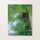 Overdekte Brug Vermont. Legpuzzel (Verticaal)