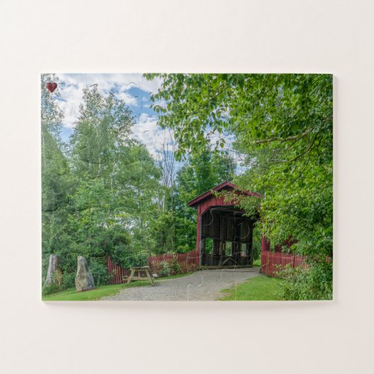 Overdekte Brug Vermont Legpuzzel (Horizontaal)