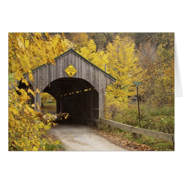 Overdekte brug, Vermont, Verenigde Staten 2 (Voorkant Horizontaal)
