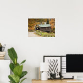 Overdekte brug, Vermont, Verenigde Staten Poster (Thuiskantoor)