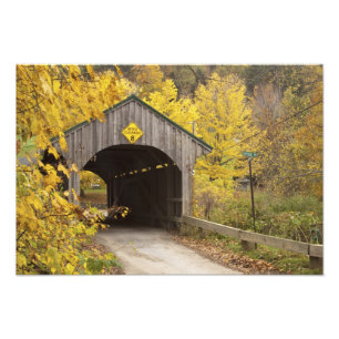Overdekte brug, Vermont, VS 2 Foto Afdruk