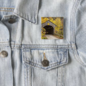 Overdekte brug, Vermont, VS 2 Vierkante Button 5,1 Cm (In situ)