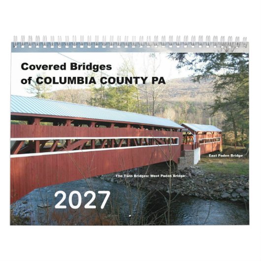 Overdekte bruggen kalender (Hoes)