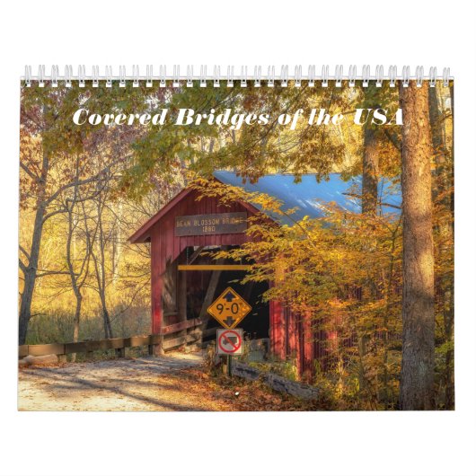 Overdekte bruggen van de Amerikaanse kalender (Hoes)