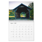 Overdekte brugkalender | bewerkbaar jaar kalender (Mar 2027)