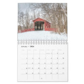 Overdekte brugkalender | bewerkbaar jaar kalender (Jan 2026)