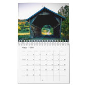 Overdekte brugkalender | bewerkbaar jaar kalender (Mar 2026)