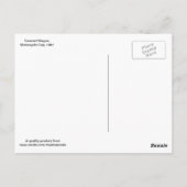 Overdekte wagen, motoragent, Vintage 1951 Briefkaart (Achterkant)