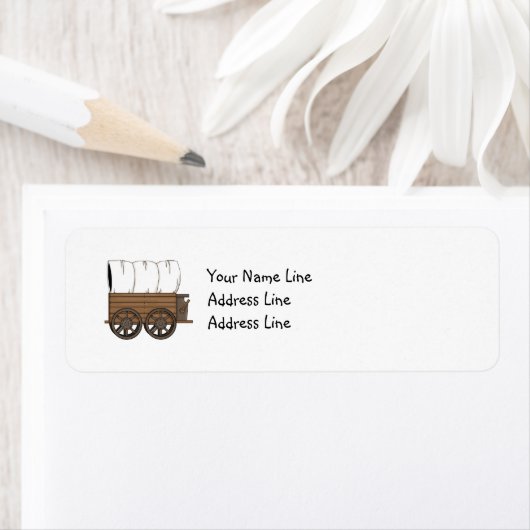 Overdekte wagen - Western Etiket (Insitu)