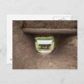 Overdekte wagon Uitzicht van Bent's oude fort Briefkaart (Voorkant / Achterkant)