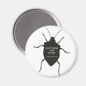 Overdenk de Stink (Bug) Magneet (Voorkant / Achterkant)