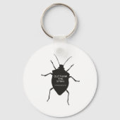 Overdenk de Stink (Bug) Sleutelhanger (Voorkant)