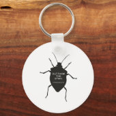 Overdenk de Stink (Bug) Sleutelhanger (Voorkant)