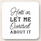 Overdenk erover bier onderzetter (Voorkant)