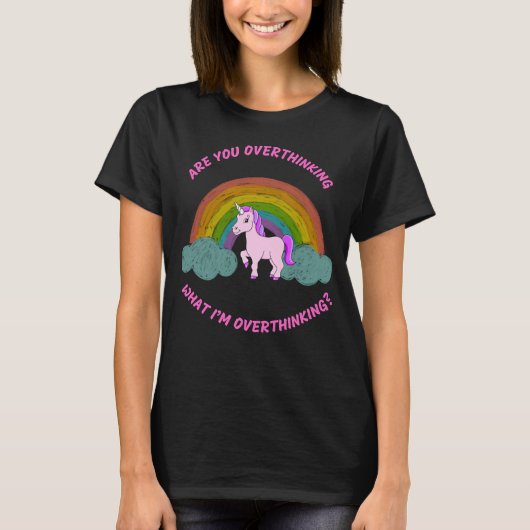 Overdenk je wat ik overdenk? t-shirt (Voorkant)