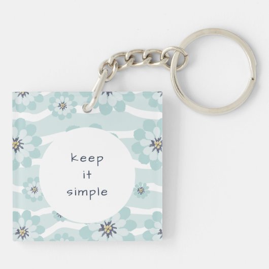 Overdenk Sleutelhanger (Achterkant)