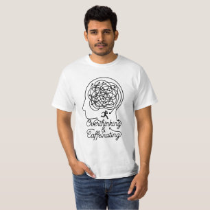 Overdenken & Cafeïne Maze Hoofd T-shirt