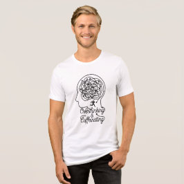 Overdenken & Cafeïne Maze Hoofd Tri-Blend Shirt