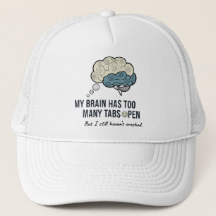 Overdenken heeft mijn vibe gedood Funny angst cita Trucker Pet