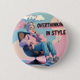 Overdenken in stijl Pin Button – minimalistisch ve