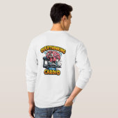 Overdenken Is Mijn Cardio Grappig Angst T-Shirt (Achterkant volledig)