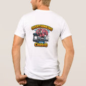 Overdenken Is Mijn Cardio Grappig Angst T-Shirt (Achterkant)