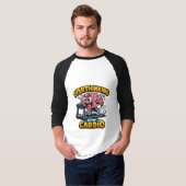 Overdenken Is Mijn Cardio Grappig Angst T-Shirt (Voorkant volledig)