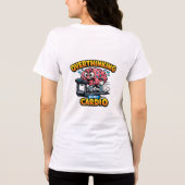 Overdenken Is Mijn Cardio Grappige Angst T-Shirt (Achterkant)