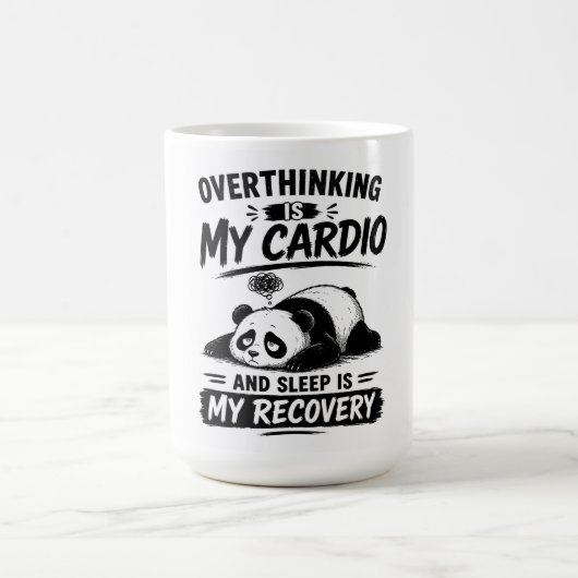 Overdenken Is Mijn Cardio Koffiemok (Center)