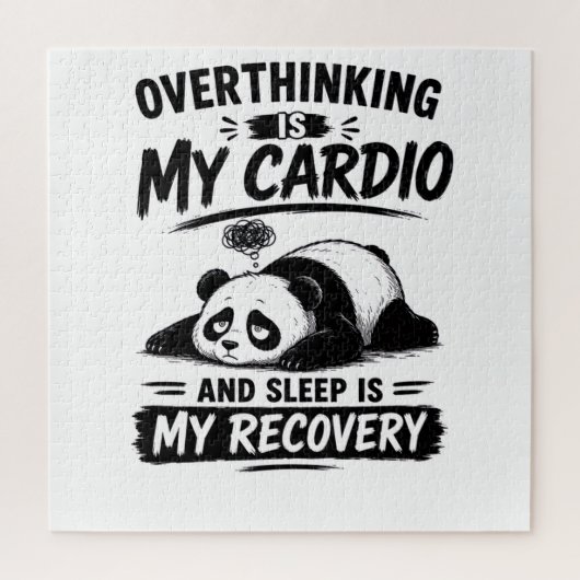 Overdenken Is Mijn Cardio Legpuzzel (Verticaal)