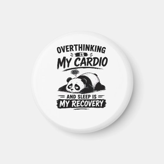Overdenken Is Mijn Cardio Magneet (Voorkant)