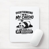 Overdenken Is Mijn Cardio Muismat (Met muis)