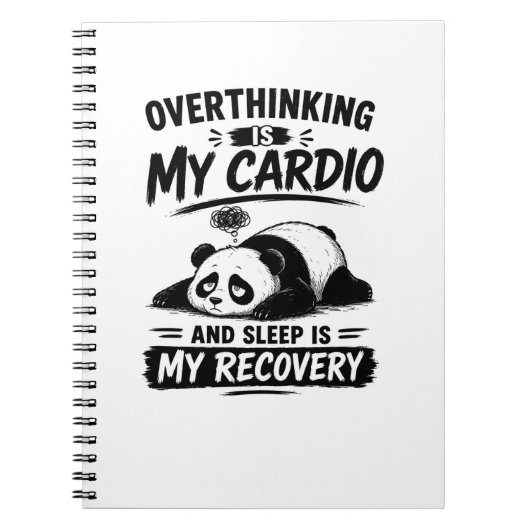 Overdenken Is Mijn Cardio Notitieboek (Voorkant)