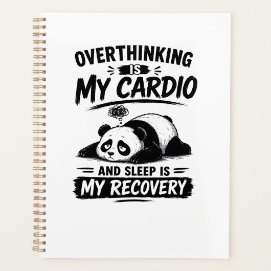 Overdenken Is Mijn Cardio Planner (Voorkant)