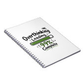 Overdenken Laden 99% Compleet Grappige Quote Notitieboek (Rechterzijde)