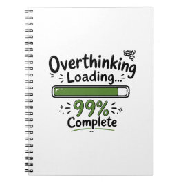 Overdenken Laden 99% Compleet Grappige Quote Notitieboek