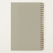 Overdenken Opslag Grappige Quote Naam Beige Notitieboek (Achterkant)