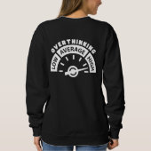 Overdenken, Zelfzorg & Mentaal Gezondheidsbewustzi Trui (Achterkant)