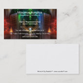 Overdenkend aan Oz Fractal Art Visitekaartje (Voorkant / Achterkant)