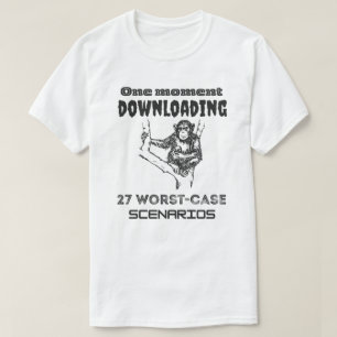 Overdenkende Aap  27 Slechtste Scenario's Download T-shirt